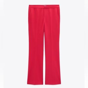 NWT ZARA THE LOW RISE FLARE PANTS XS AND M SIZE FUCHSIA NWT